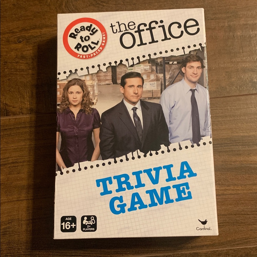 The Office funny trivia game w dice & card…